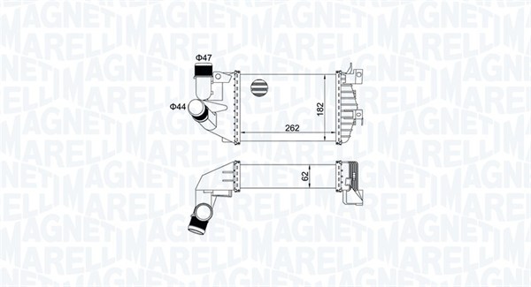 Magneti Marelli Interkoeler 351319205080