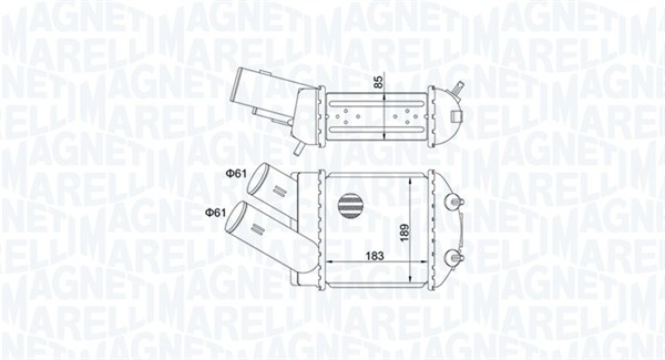 Magneti Marelli Interkoeler 351319205150