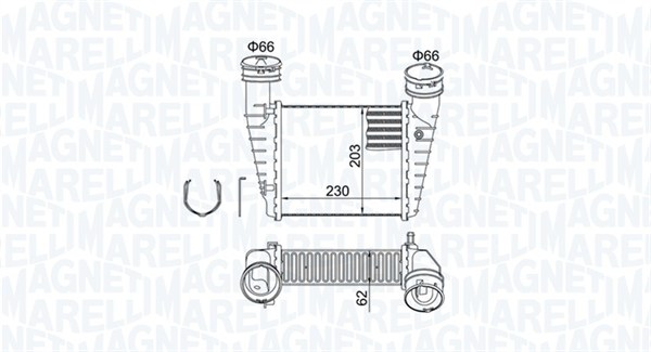 Magneti Marelli Interkoeler 351319205210