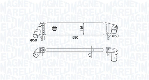 Magneti Marelli Interkoeler 351319205260