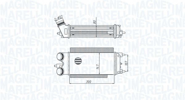 Magneti Marelli Interkoeler 351319205290