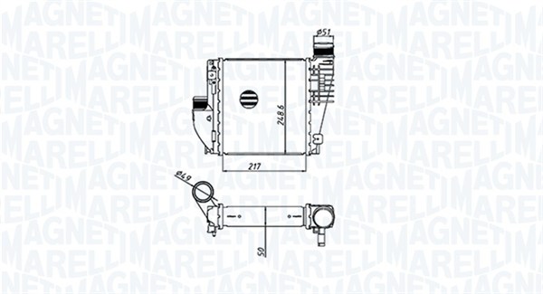 Magneti Marelli Interkoeler 351319205330