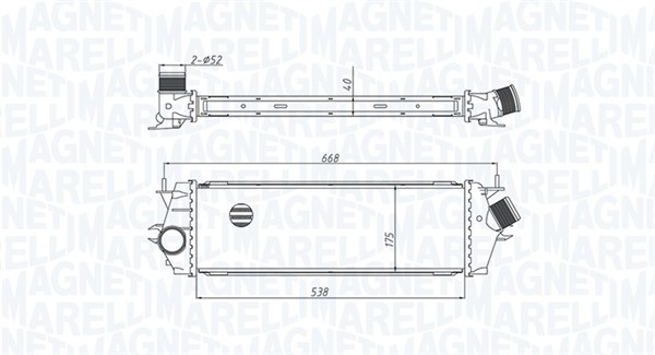 Magneti Marelli Interkoeler 351319205340