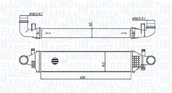 Magneti Marelli Interkoeler 351319205400