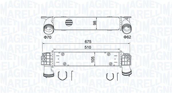 Magneti Marelli Interkoeler 351319205460