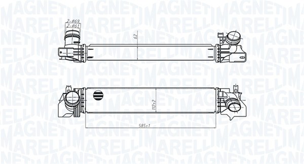 Magneti Marelli Interkoeler 351319205540