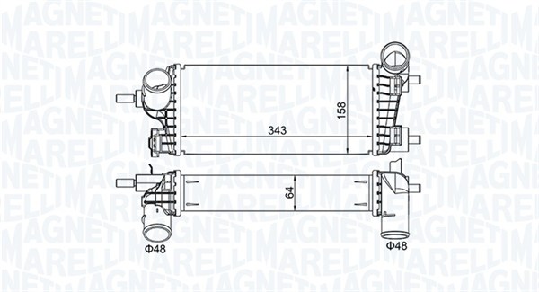 Magneti Marelli Interkoeler 351319205550