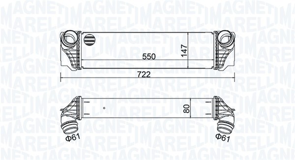 Magneti Marelli Interkoeler 351319205570