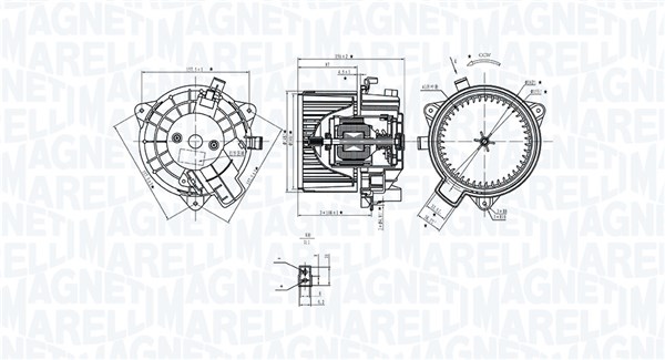 Magneti Marelli Kachelventilator 069412381010