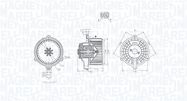 Magneti Marelli Kachelventilator 069412384010