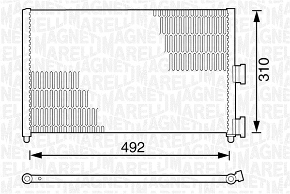 Magneti Marelli Airco condensor 350203162000