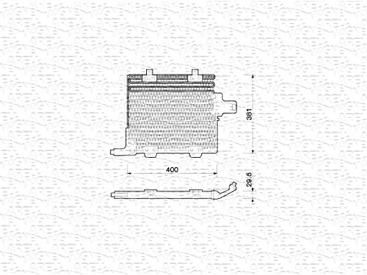 Magneti Marelli Airco condensor 350203211000