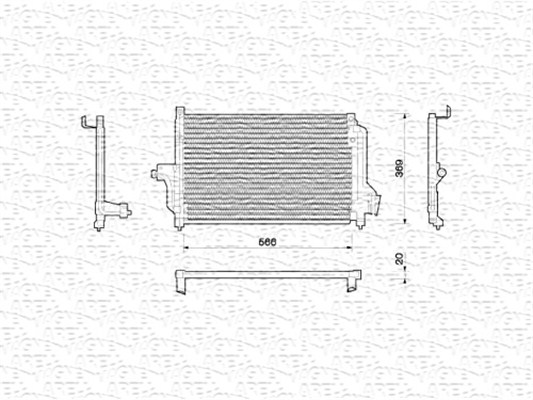 Magneti Marelli Airco condensor 350203214000