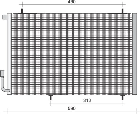 Magneti Marelli Airco condensor 350203254000