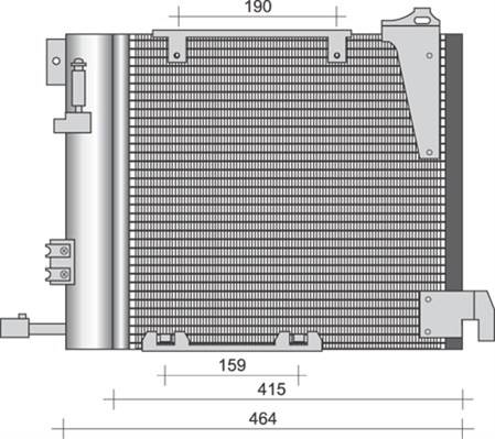 Magneti Marelli Airco condensor 350203263000