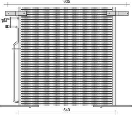 Magneti Marelli Airco condensor 350203283000