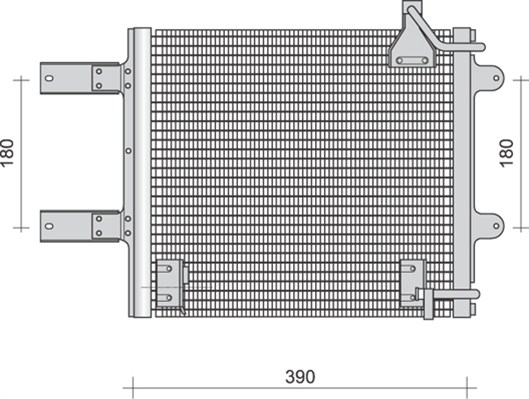 Magneti Marelli Airco condensor 350203290000