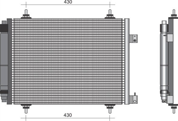 Magneti Marelli Airco condensor 350203332000