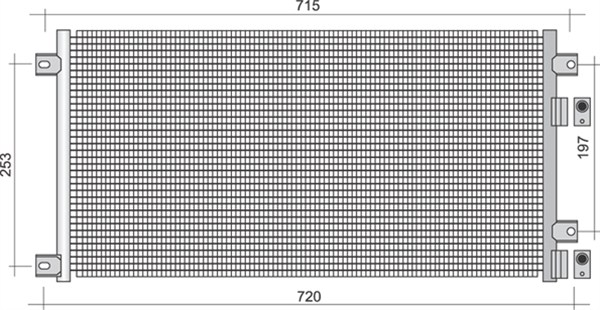 Magneti Marelli Airco condensor 350203334000