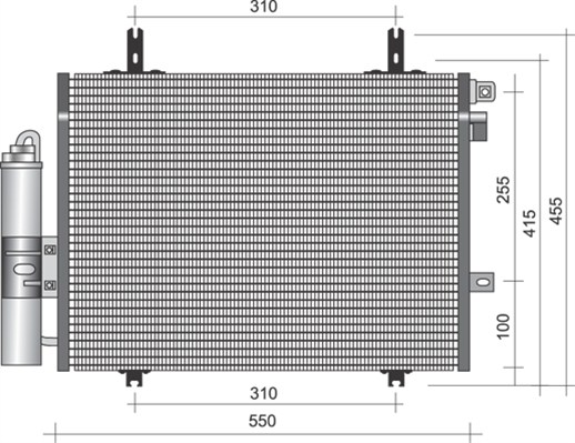 Magneti Marelli Airco condensor 350203338000