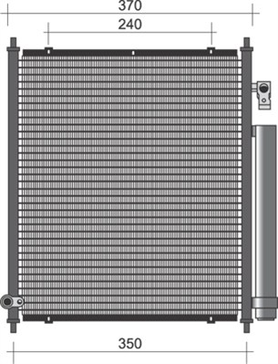 Magneti Marelli Airco condensor 350203346000