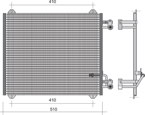 Magneti Marelli Airco condensor 350203375000