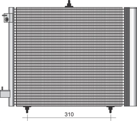 Magneti Marelli Airco condensor 350203384000