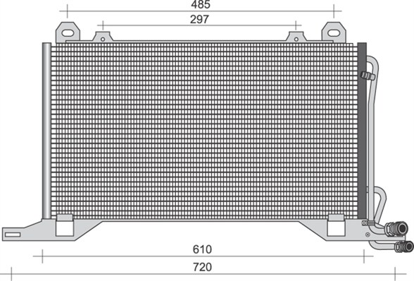 Magneti Marelli Airco condensor 350203393000