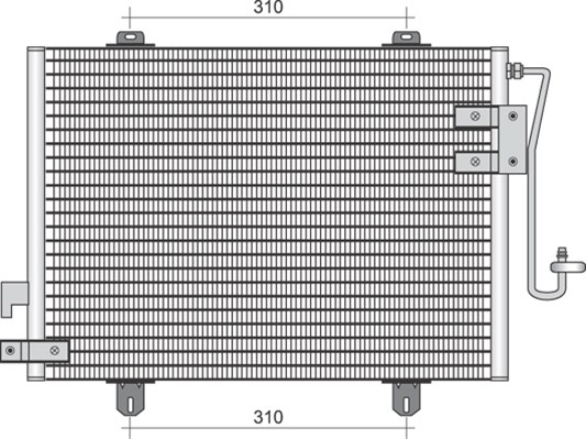 Magneti Marelli Airco condensor 350203398000