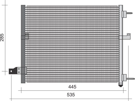 Magneti Marelli Airco condensor 350203434000