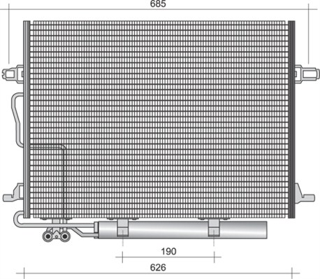 Magneti Marelli Airco condensor 350203438000