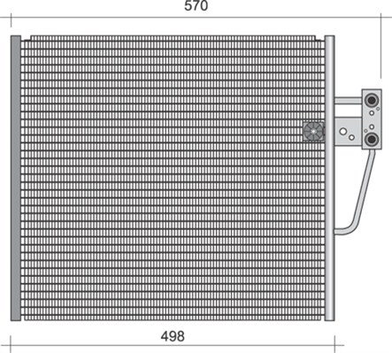 Magneti Marelli Airco condensor 350203442000