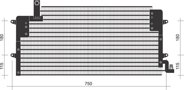 Magneti Marelli Airco condensor 350203449000