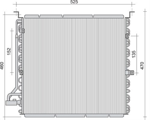 Magneti Marelli Airco condensor 350203455000