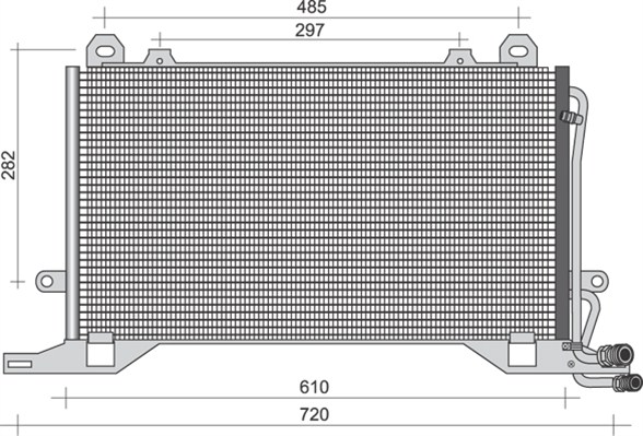 Magneti Marelli Airco condensor 350203495000