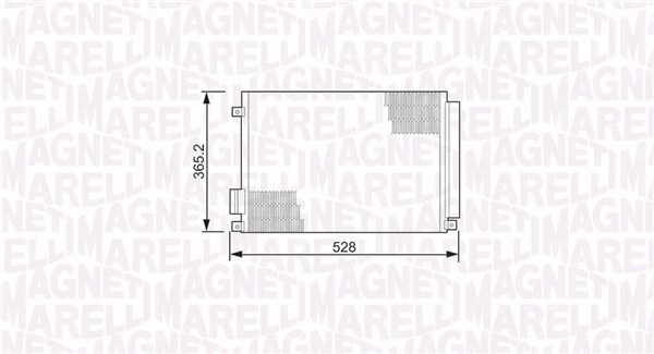 Magneti Marelli Airco condensor 350203497000