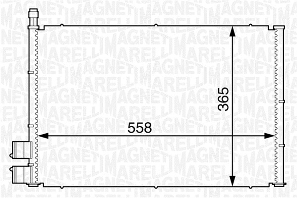 Magneti Marelli Airco condensor 350203605000