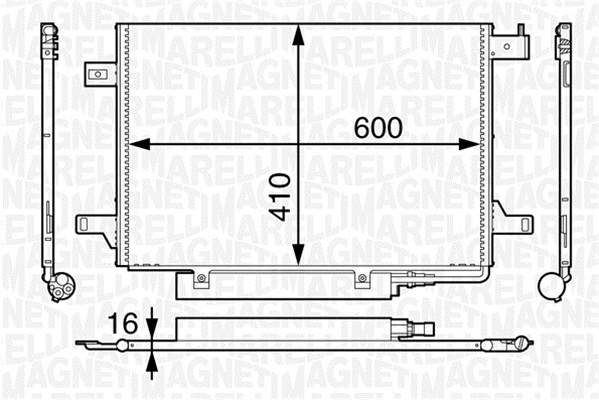 Magneti Marelli Airco condensor 350203606000