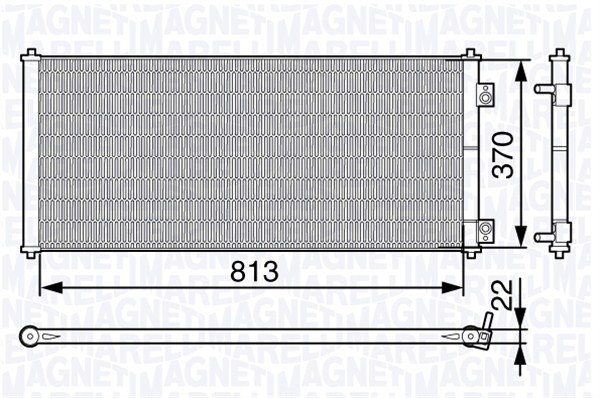 Magneti Marelli Airco condensor 350203646000