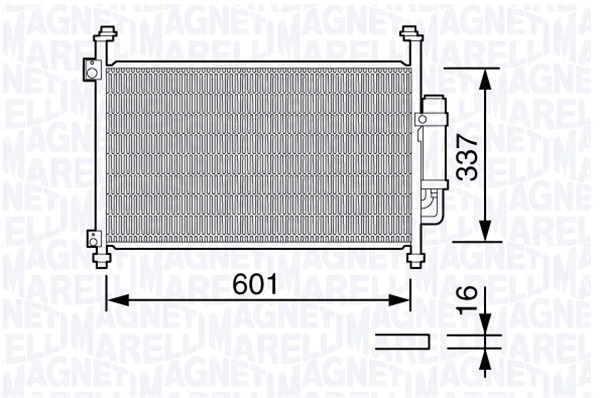 Magneti Marelli Airco condensor 350203664000