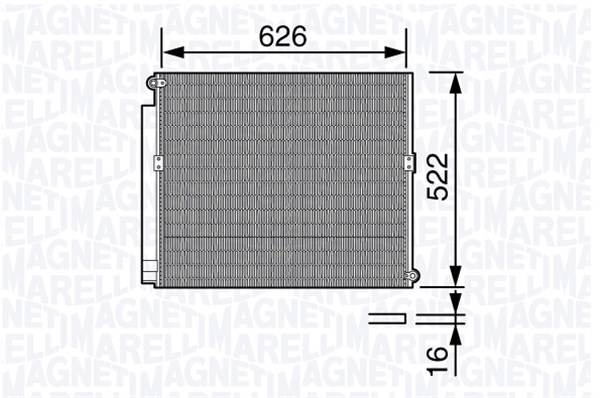 Magneti Marelli Airco condensor 350203684000