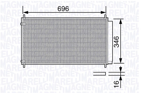 Magneti Marelli Airco condensor 350203685000