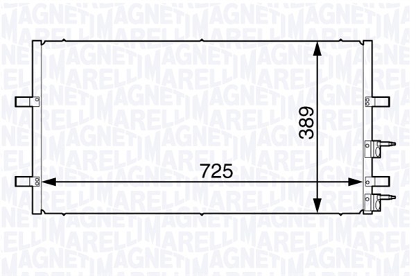 Magneti Marelli Airco condensor 350203730000