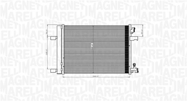 Magneti Marelli Airco condensor 350203769000