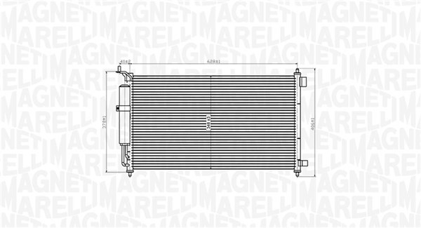 Magneti Marelli Airco condensor 350203829000