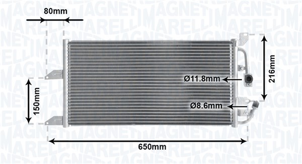 Magneti Marelli Airco condensor 350203852000