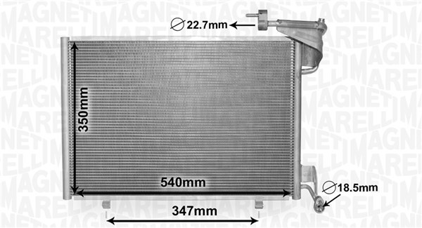 Magneti Marelli Airco condensor 350203870000