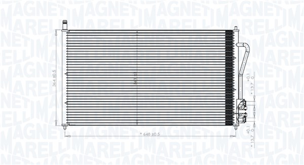 Magneti Marelli Airco condensor 350203898000