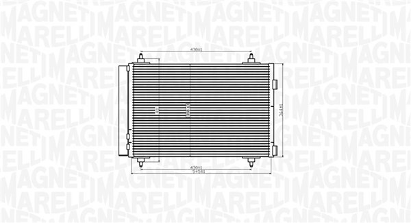 Magneti Marelli Airco condensor 350203916000