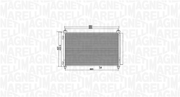 Magneti Marelli Airco condensor 350203991000
